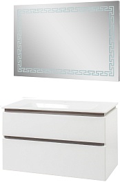 Ceruttispa Мебель для ванной Романья grey 100 подвесная – фотография-1